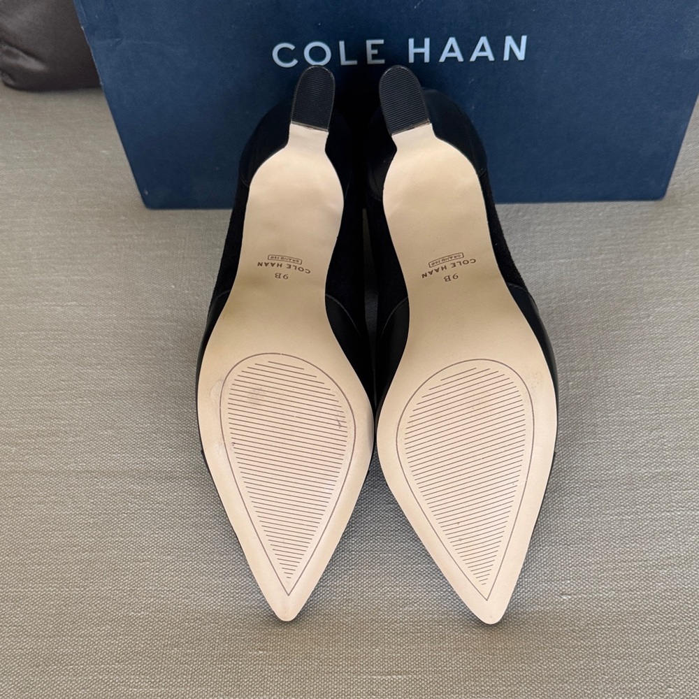 Cole Haan Women's Black Heeled Boots - Picture 11 of 12